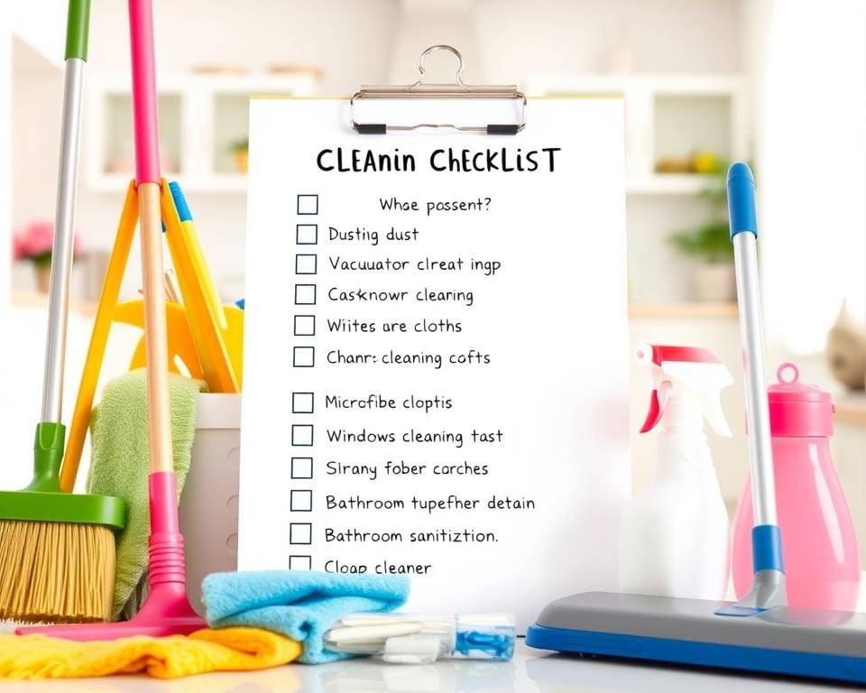 cleaning checklist