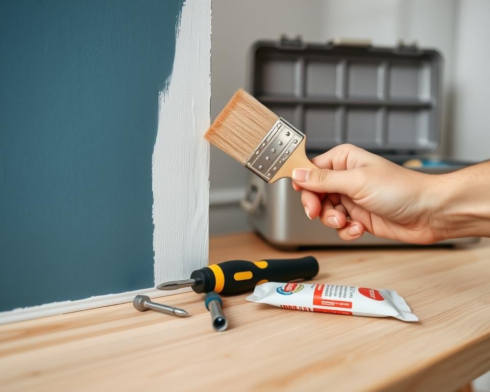 minor repairs before cleaning