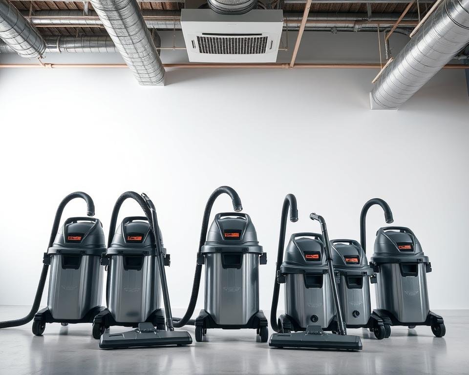 HEPA vacuums for dust capture