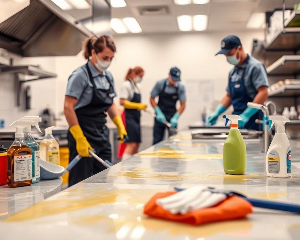 professional cleaners for grease removal