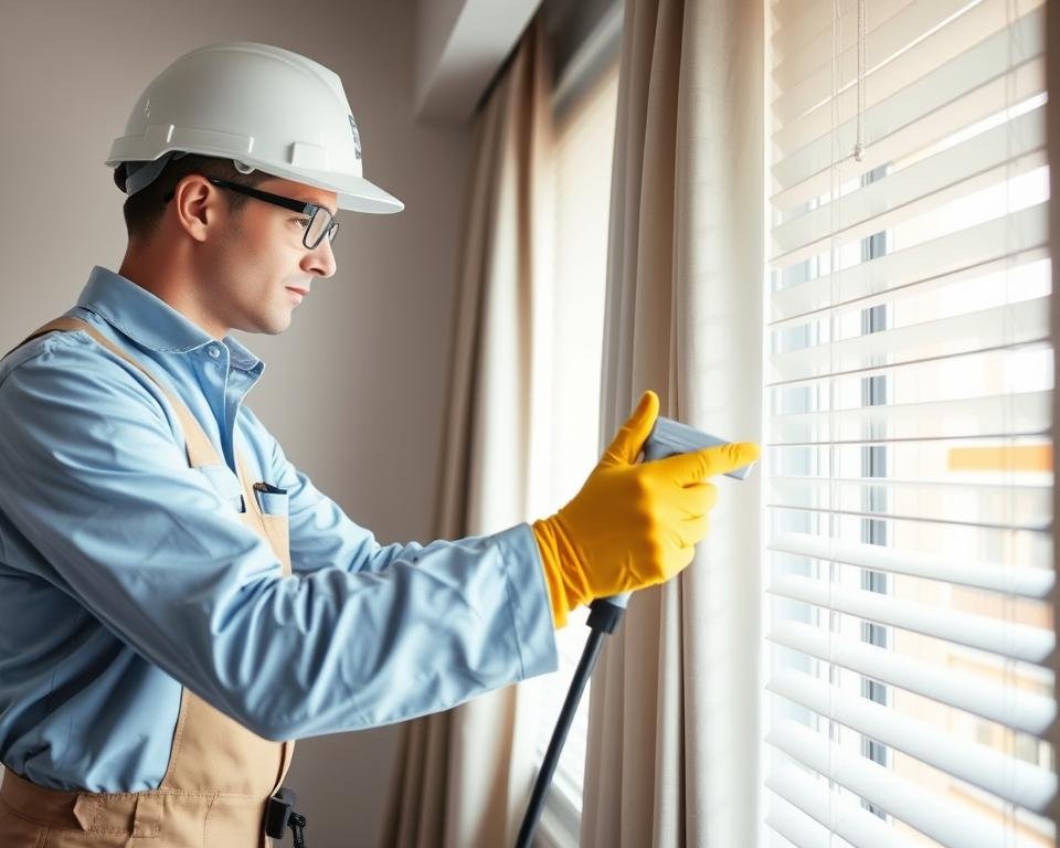 professional cleaning of window coverings