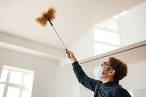 How to Remove Cobwebs in High Corners During Tenancy Cleaning