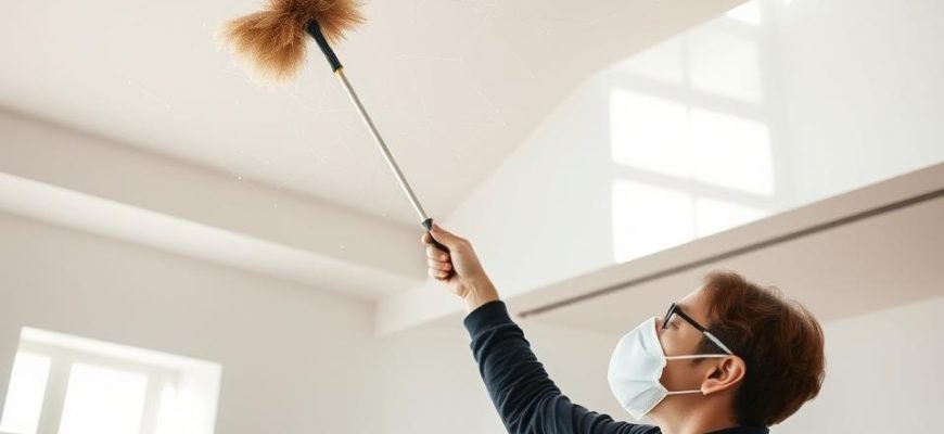 How to Remove Cobwebs in High Corners During Tenancy Cleaning