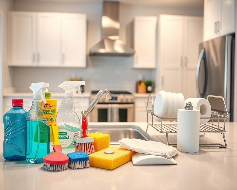 step-by-step kitchen cleaning