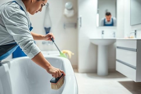 How Bathrooms Are Cleaned by Professional Tenancy Services