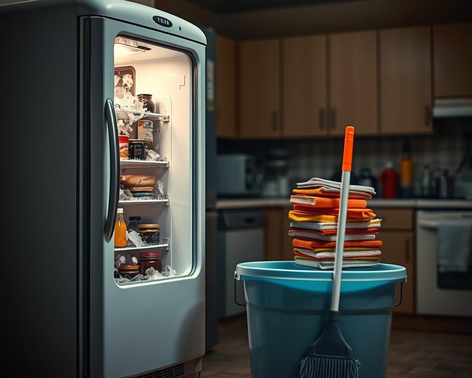 cleaning fridge end of tenancy