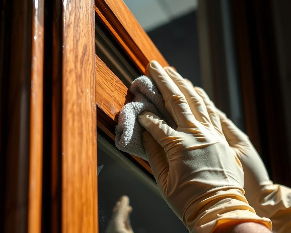 detailed window cleaning